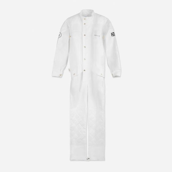 Malle White Race Romper 1