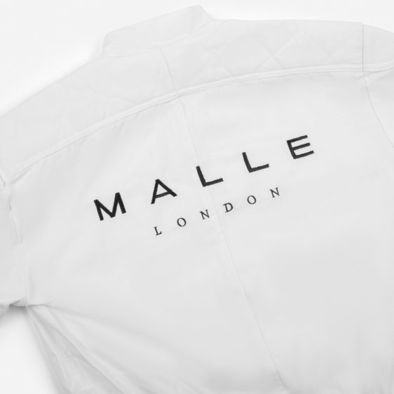 Malle White Race Romper 3