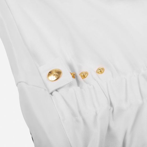 Malle White Race Romper 5