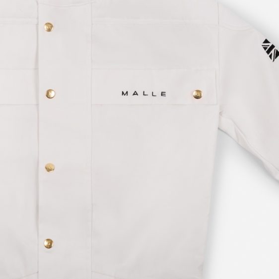 Malle White Race Romper 8