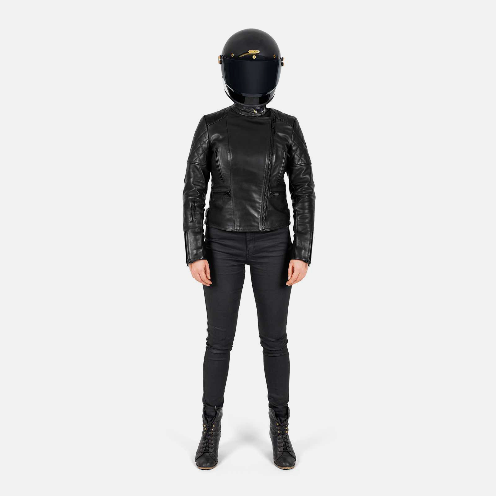 Erin London Black Leather Look Jacket 2X