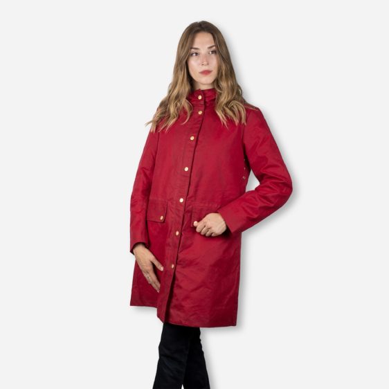 Malle Womens Parka Red 2
