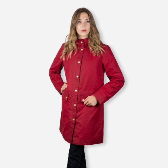 Malle Womens Parka Red 3
