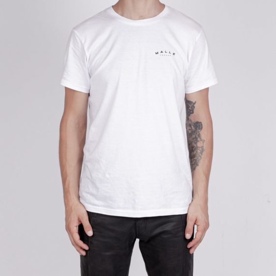 Malle Maker White T Logo Model Front