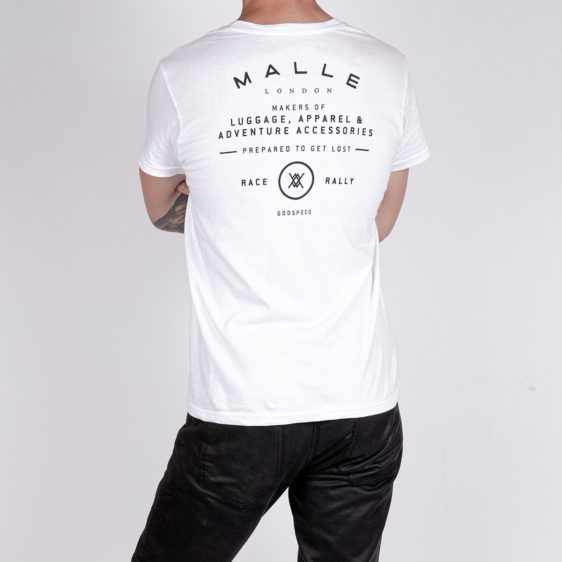 Malle Maker White T Model Back