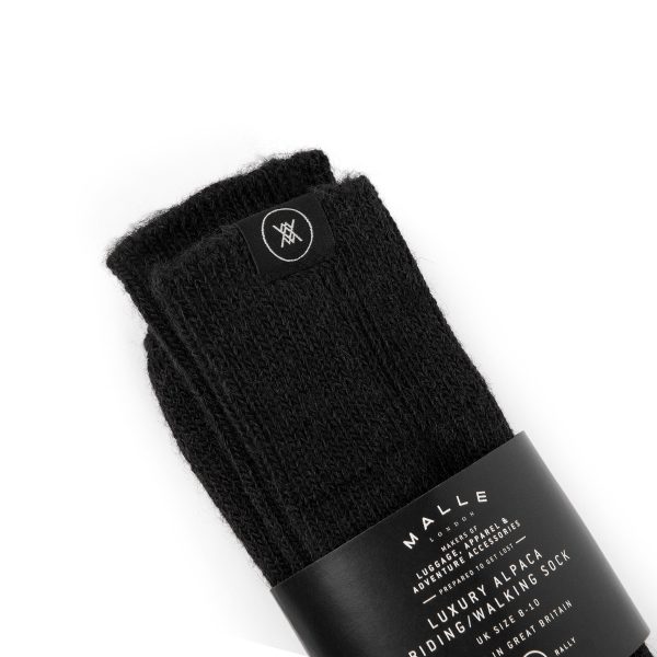 Malle Black Alpaca Socks 2