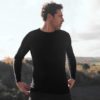 Malle London Black Merino Base Layer