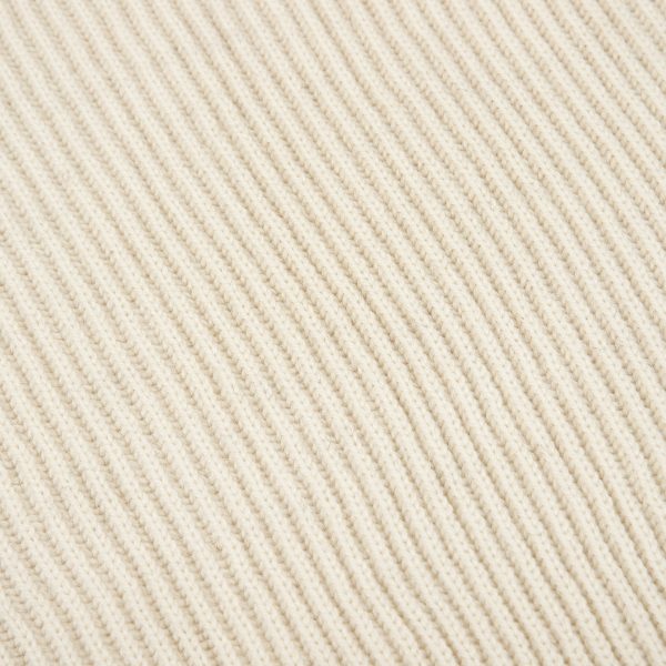 Malle London Ecru Merino Ribbed Sweatshirt 4