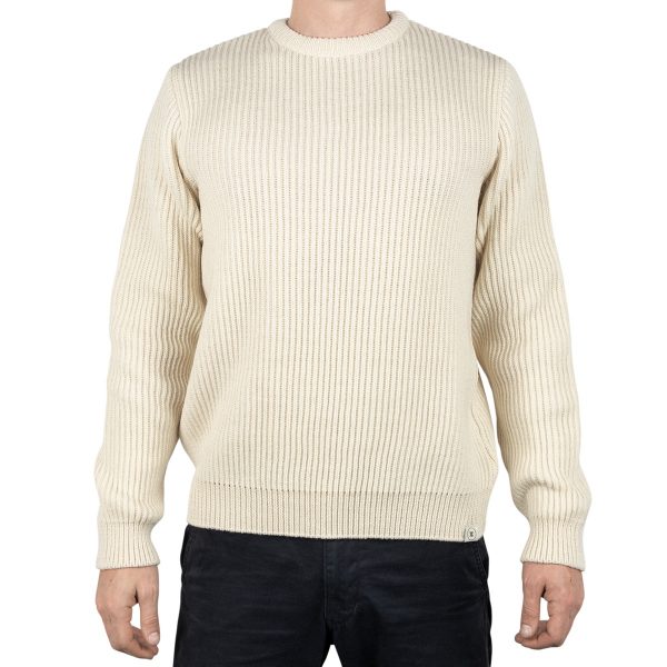 Malle London Ecru Merino Ribbed Sweatshirt 7