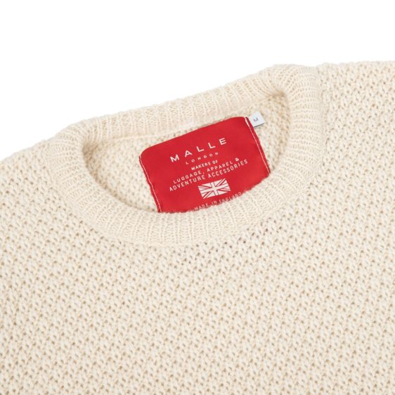 Malle London Ecru Merino Sweatshirt 2