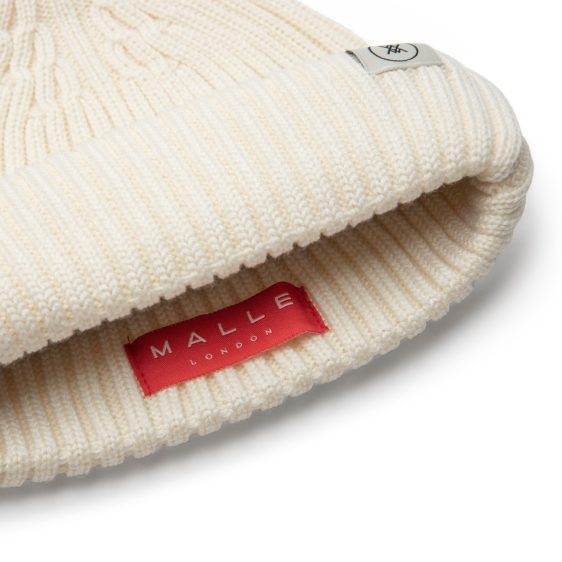 Malle London Ecru Merino Wool Hat 2