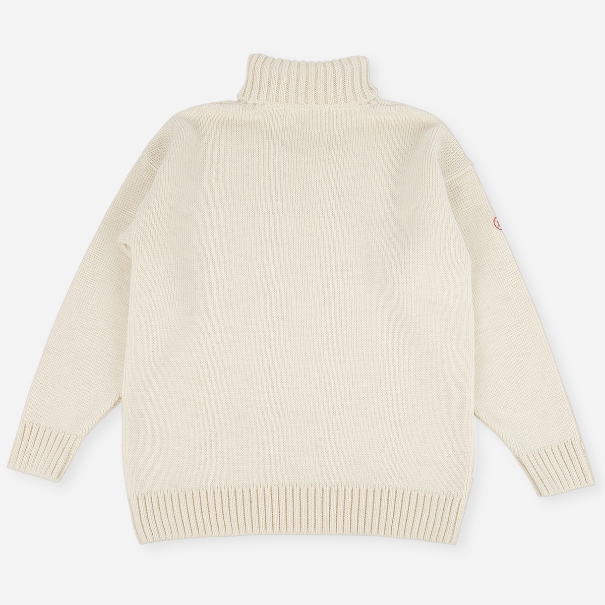 roll neck wool jumper