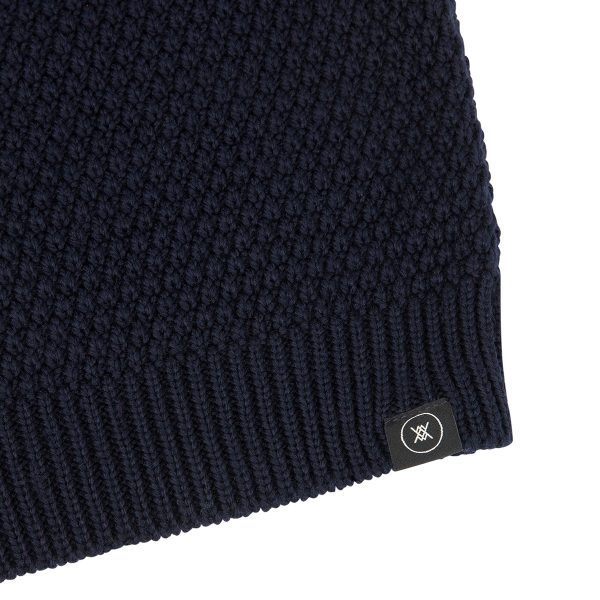 Malle London Navy Merino Heavy Sweatshirt 3
