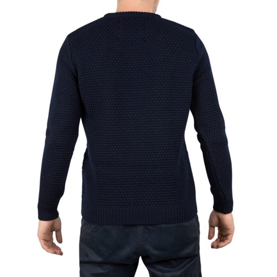 Malle London Navy Merino Heavy Sweatshirt 9