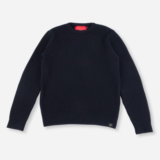 Malle London Navy Merino Sweatshirt 1