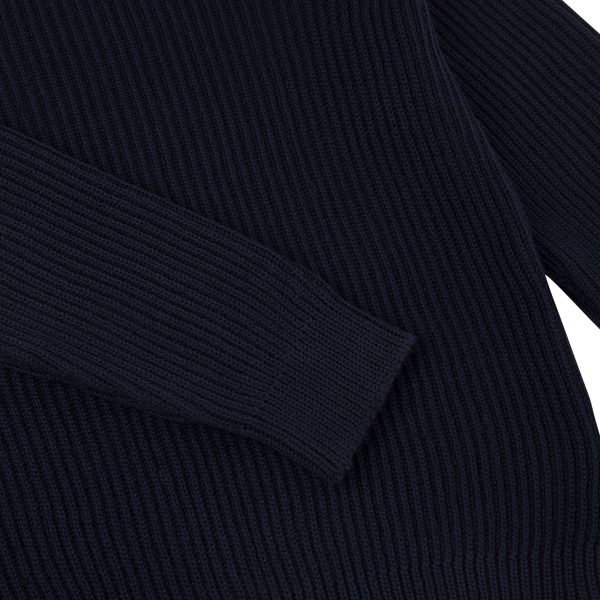 Malle London Navy Merino Sweatshirt 4