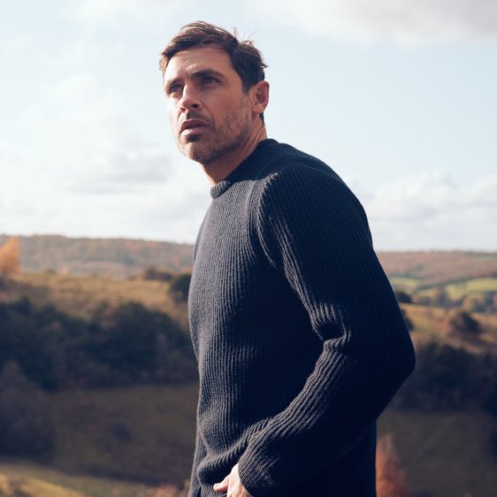 Malle London Navy Merino Sweatshirt