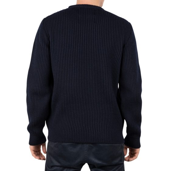 Malle London Navy Merino Sweatshirt 7
