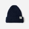 Malle London Navy Merino Wool Hat 1