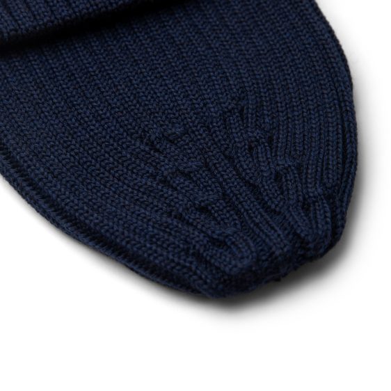 Malle London Navy Merino Wool Hat 3