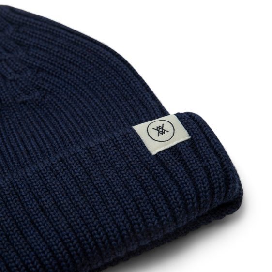 Malle London Navy Merino Wool Hat 5