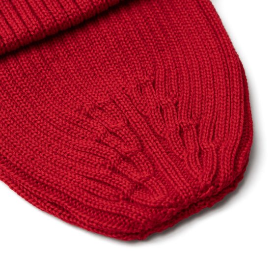 Malle London Red Merino Wool Hat 3