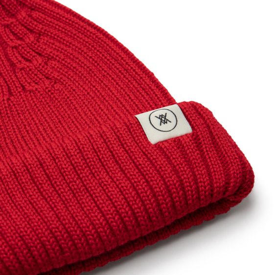 Malle London Red Merino Wool Hat 5