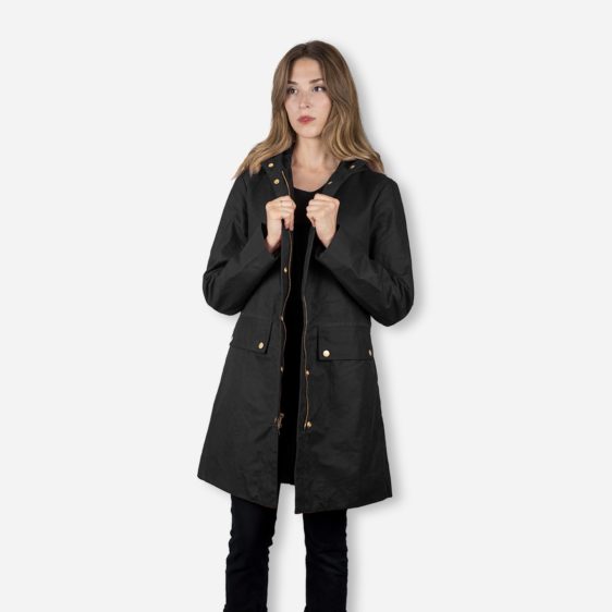 Malle Womens Parka Black 1