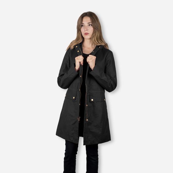 Malle Womens Parka Black 1