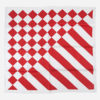 Malle Red White Silk Riding Scarf 5