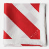 Malle Red White Silk Riding Scarf 8