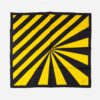 Malle Yellow Navy Silk Riding Scarf 7