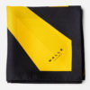 Malle Yellow Navy Silk Riding Scarf 8