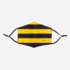 Malle Red Black Yellow Face Mask 1