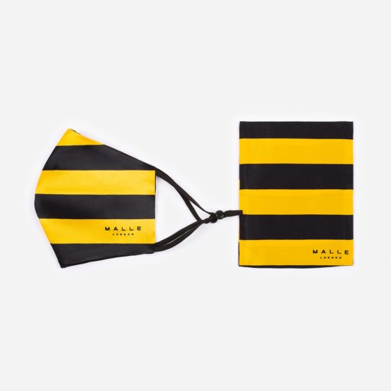 Malle Red Black Yellow Face Mask 3