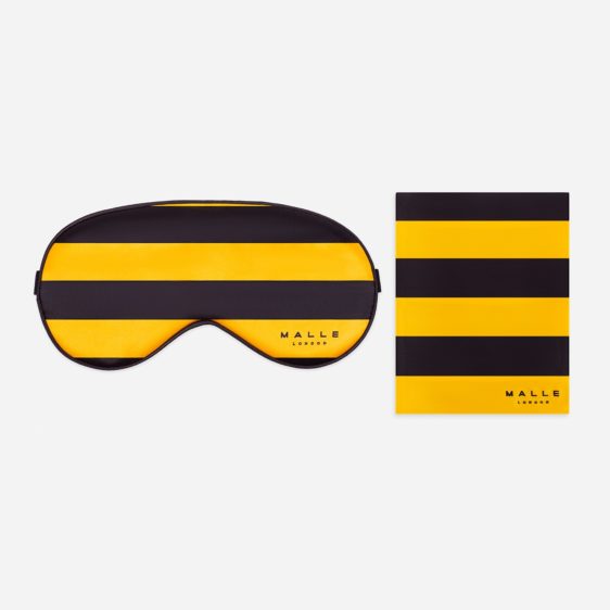 Malle Silk Eye Mask blk Ylw 1