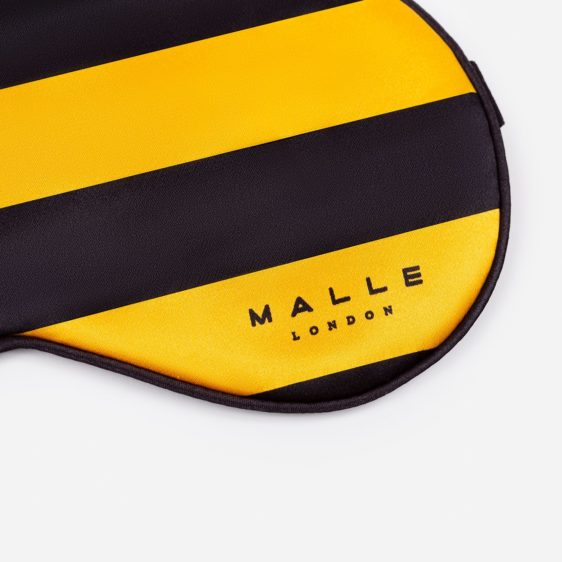 Malle Silk Eye Mask blk Ylw 2