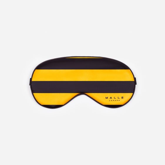 Malle Silk Eye Mask blk Ylw 3