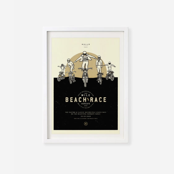 The-Mile-Beach-Race-Poster-2020-Framed