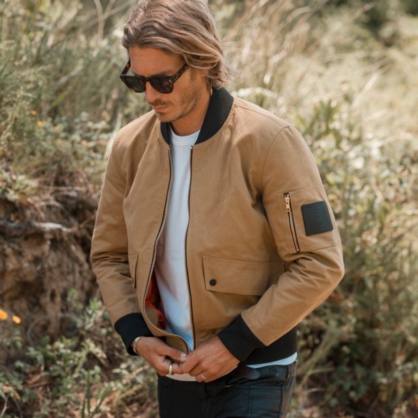 MA1 Flight Jacket Tan 2
