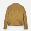Malle Womens Racer Jacket Tan 2