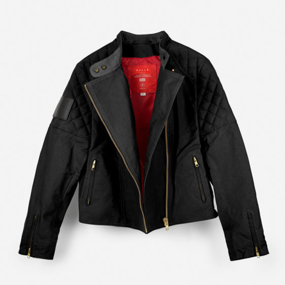 Malle Womens Racer Jacket Blk 5