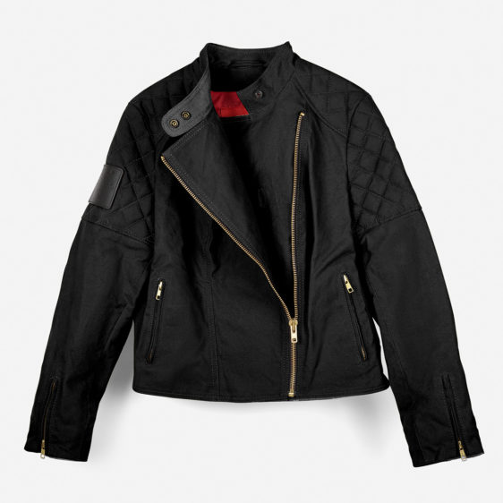 Malle Womens Racer Jacket Blk 6