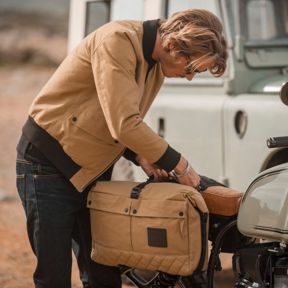 Malle Moto Pannier X Tan 10